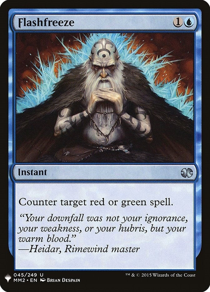 Image for Flashfreeze (45) (The List Reprints) - Magic: The Gathering