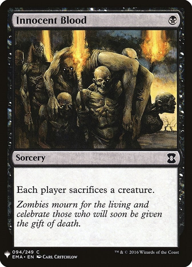 Image for Innocent Blood (94) (The List Reprints) - Magic: The Gathering