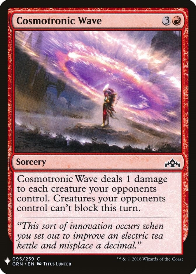 Image for Cosmotronic Wave (95) (The List Reprints) - Magic: The Gathering