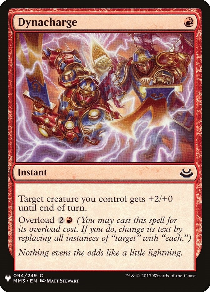 Image for Dynacharge (94) (The List Reprints) - Magic: The Gathering