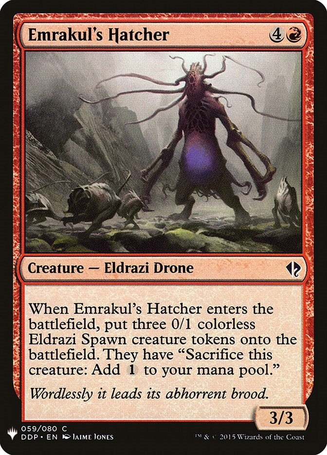 Image for Emrakul's Hatcher (59) (The List Reprints) - Magic: The Gathering