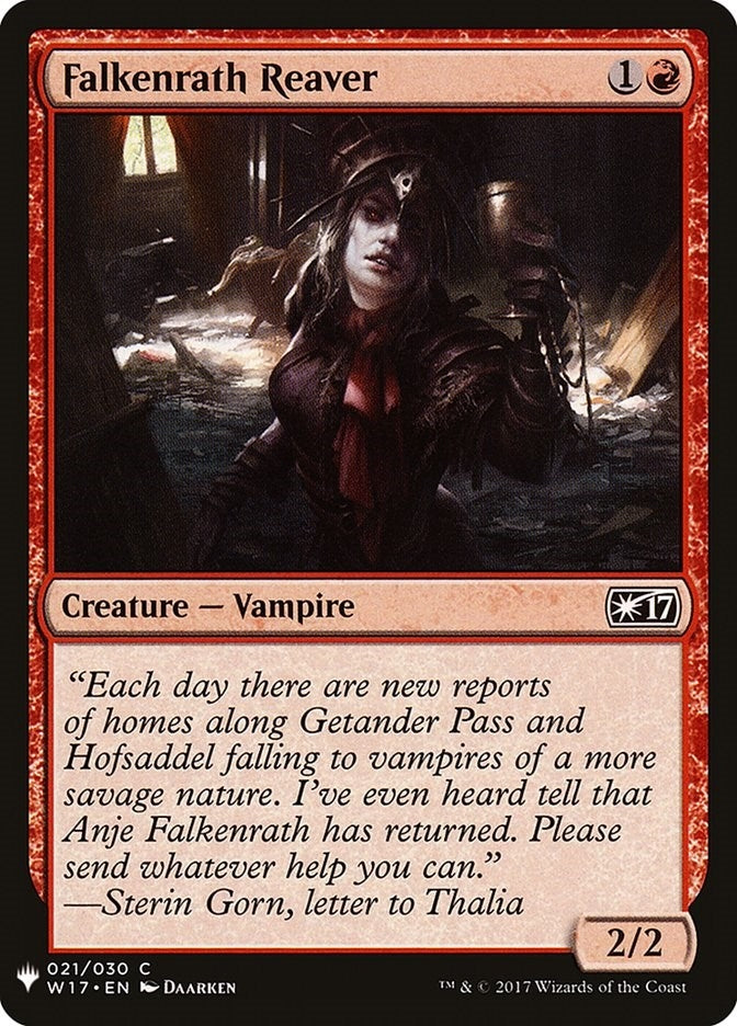Image for Falkenrath Reaver (21) (The List Reprints) - Magic: The Gathering