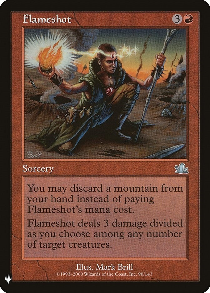 Image for Flameshot (90) (The List Reprints) - Magic: The Gathering