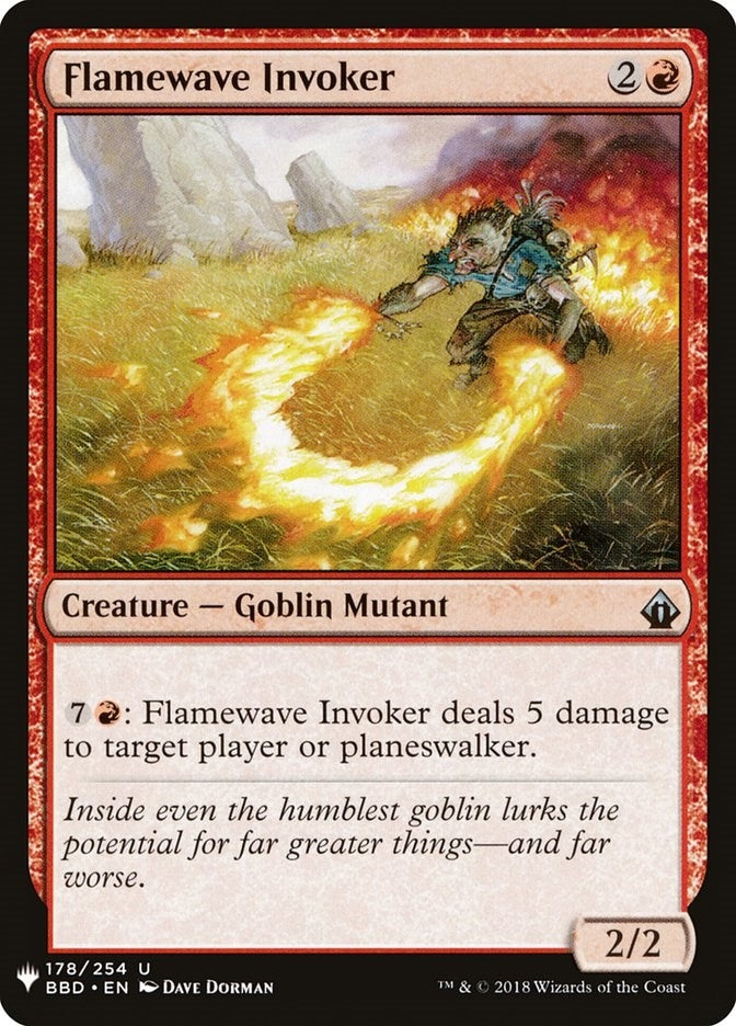 Image for Flamewave Invoker (178) (The List Reprints) - Magic: The Gathering