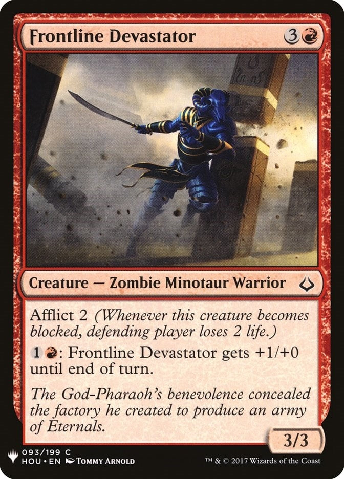 Image for Frontline Devastator (93) (The List Reprints) - Magic: The Gathering