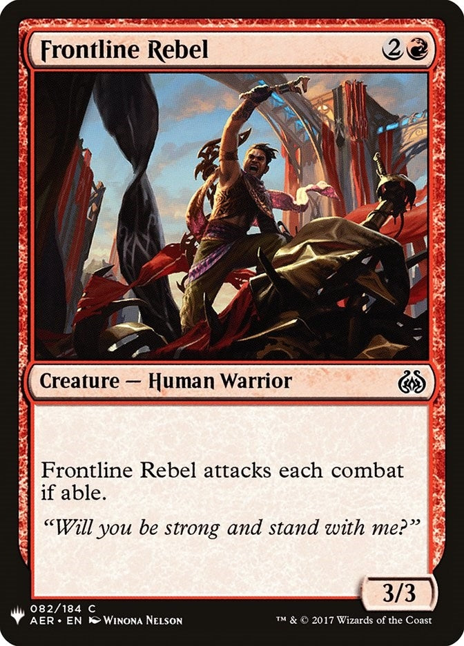 Image for Frontline Rebel (82) (The List Reprints) - Magic: The Gathering