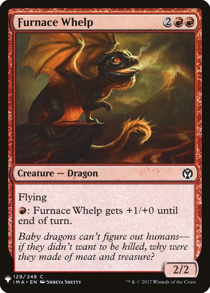 Image for Furnace Whelp (129) (The List Reprints) - Magic: The Gathering
