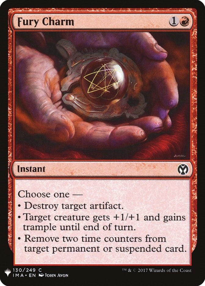 Image for Fury Charm (130) (The List Reprints) - Magic: The Gathering