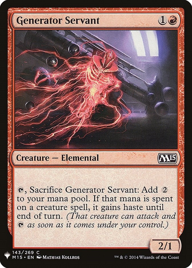 Image for Generator Servant (143) (The List Reprints) - Magic: The Gathering