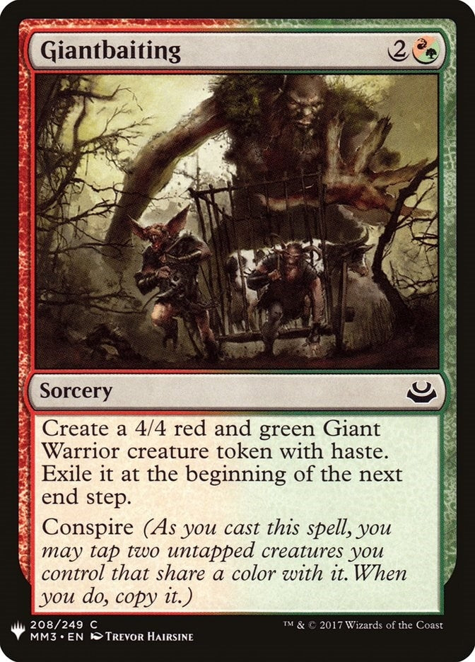 Image for Giantbaiting (208) (The List Reprints) - Magic: The Gathering