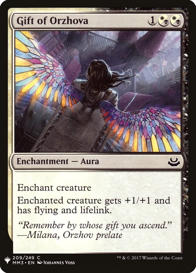 Image for Gift of Orzhova (209) (The List Reprints) - Magic: The Gathering