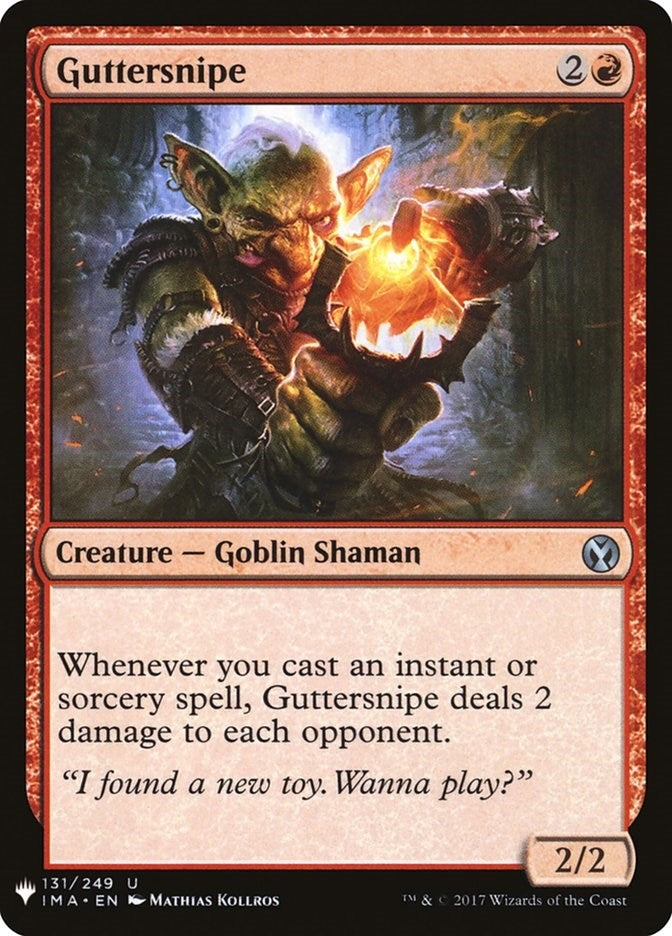 Image for Guttersnipe (IMA) (131) (The List Reprints) - Magic: The Gathering