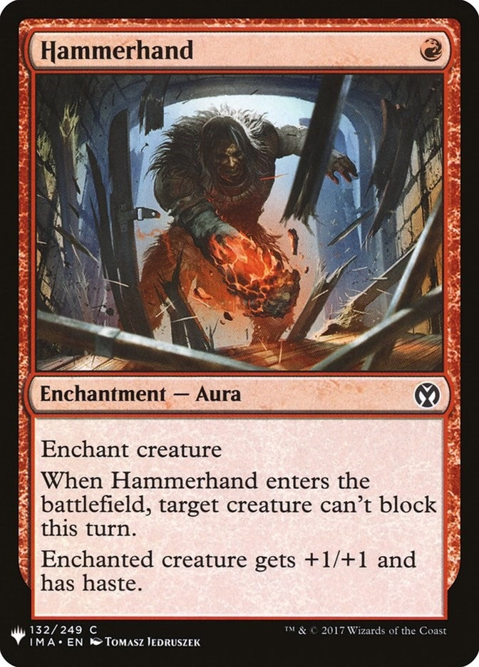 Image for Hammerhand (132) (The List Reprints) - Magic: The Gathering