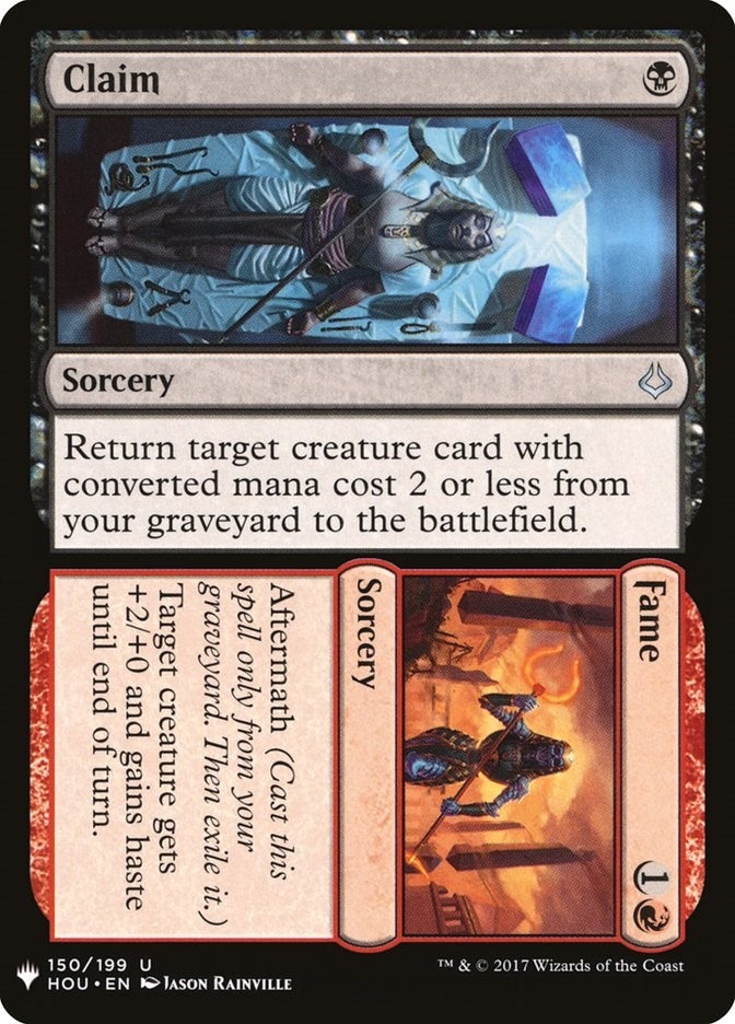 Image for Claim // Fame (150) (The List Reprints) - Magic: The Gathering