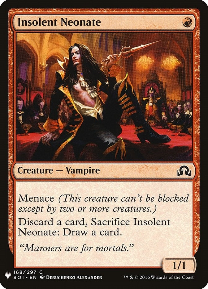 Image for Insolent Neonate (168) (The List Reprints) - Magic: The Gathering