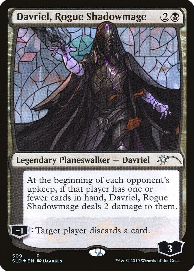 Image for Davriel, Rogue Shadowmage (Stained Glass) (509) (Secret Lair Drop Series) - Magic: The Gathering
