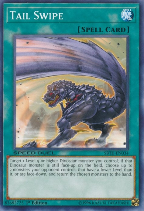 Image for Tail Swipe (SBTK-EN034) (SBTK) - YuGiOh