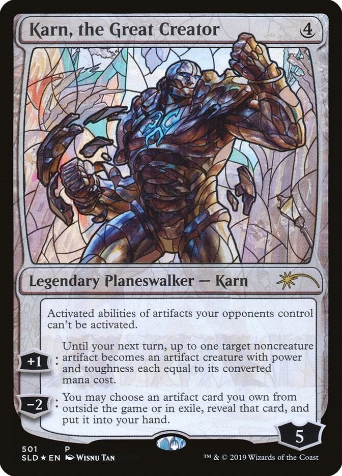 Image for Karn, the Great Creator (Stained Glass) (501) (Secret Lair Drop Series) - Magic: The Gathering