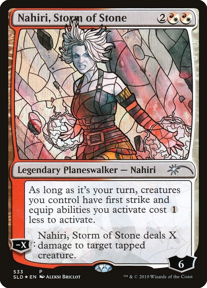 Image for Nahiri, Storm of Stone (Stained Glass) (533) (Secret Lair Drop Series) - Magic: The Gathering