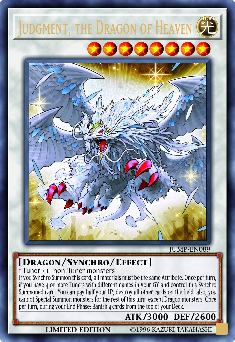 Image for Judgment, the Dragon of Heaven (JUMP-EN089) (SJMP) - YuGiOh