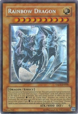 Rainbow Dragon (Ghost Rare) (Chaos Neos Misprint) (TAEV-EN006) (TAEV)