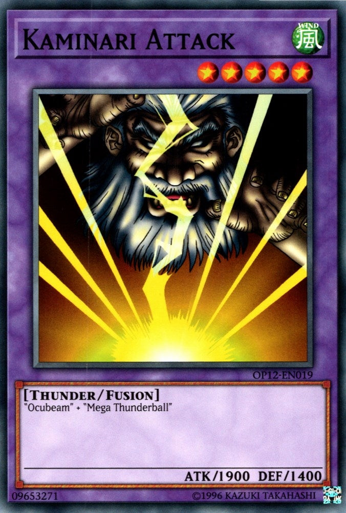 Image for Kaminari Attack (OP12-EN019) (OP12) - YuGiOh