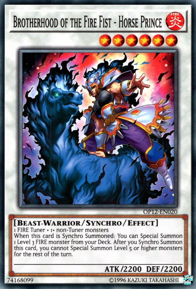 Image for Brotherhood of the Fire Fist - Horse Prince (OP12-EN020) (OP12) - YuGiOh