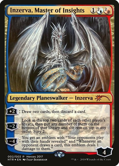 Image for Inzerva, Master of Insights (2) (Unique and Miscellaneous Promos) - Magic: The Gathering