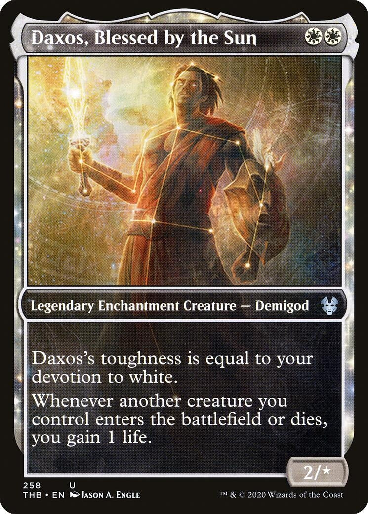 Image for Daxos, Blessed by the Sun (Showcase) (258) (Theros Beyond Death) - Magic: The Gathering