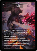 Daylon, the Conjurer's Raven (Full Art) (Argent Saga Championship - Stamped) (PR2019-053) (Argent Saga Promos)