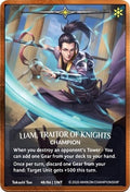 Image for Liam, Traitor of Knights (Bronze Metal Prize Card) (48/86 1INT) (Argent Saga Promos) - Argent Saga TCG
