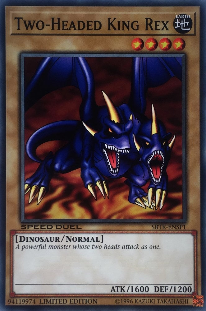 Image for Two-Headed King Rex (SBTK-ENSP1) (SBTK) - YuGiOh