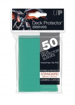 Image for Standard Sized Deck Protector Sleeves - Aqua (50-Pack) - Card Sleeves