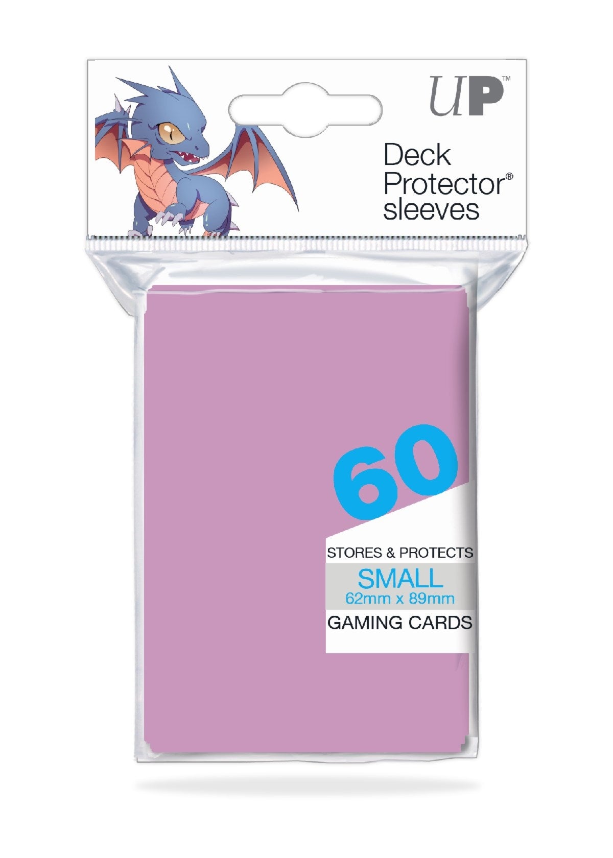 Image for Small Deck Protectors - Bright Pink (60-Pack) - Card Sleeves