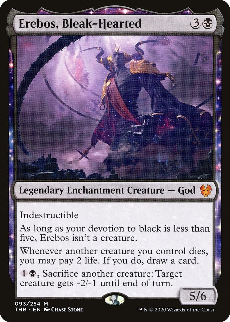 Image for Erebos, Bleak-Hearted (93) (Theros Beyond Death) - Magic: The Gathering