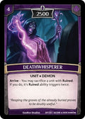 Image for Deathwhisperer (07/25 | 6CON) (Expansion Pack 3: Conviction) - Argent Saga TCG