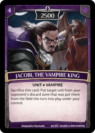 Jacobi, the Vampire King (12/25 | 6CON) (Expansion Pack 3: Conviction)