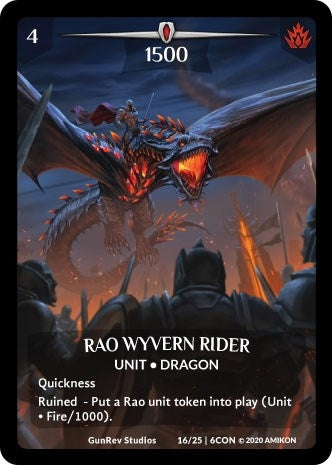 Rao Wyvern Rider (Full Art) (16/25 | 6CON) (Expansion Pack 3: Conviction)