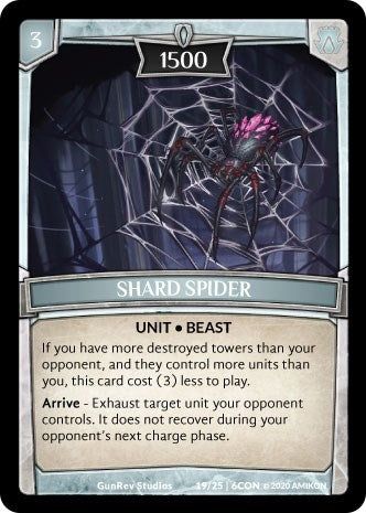 Shard Spider (19/25 | 6CON) (Expansion Pack 3: Conviction)
