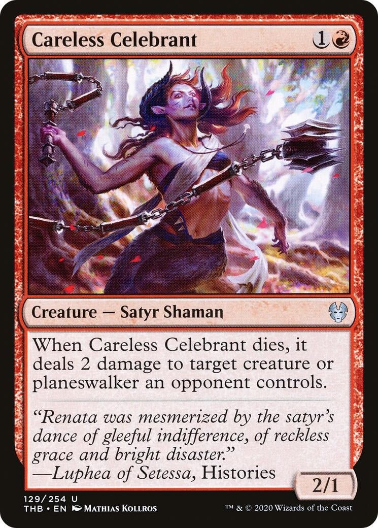 Image for Careless Celebrant (129) (Theros Beyond Death) - Magic: The Gathering