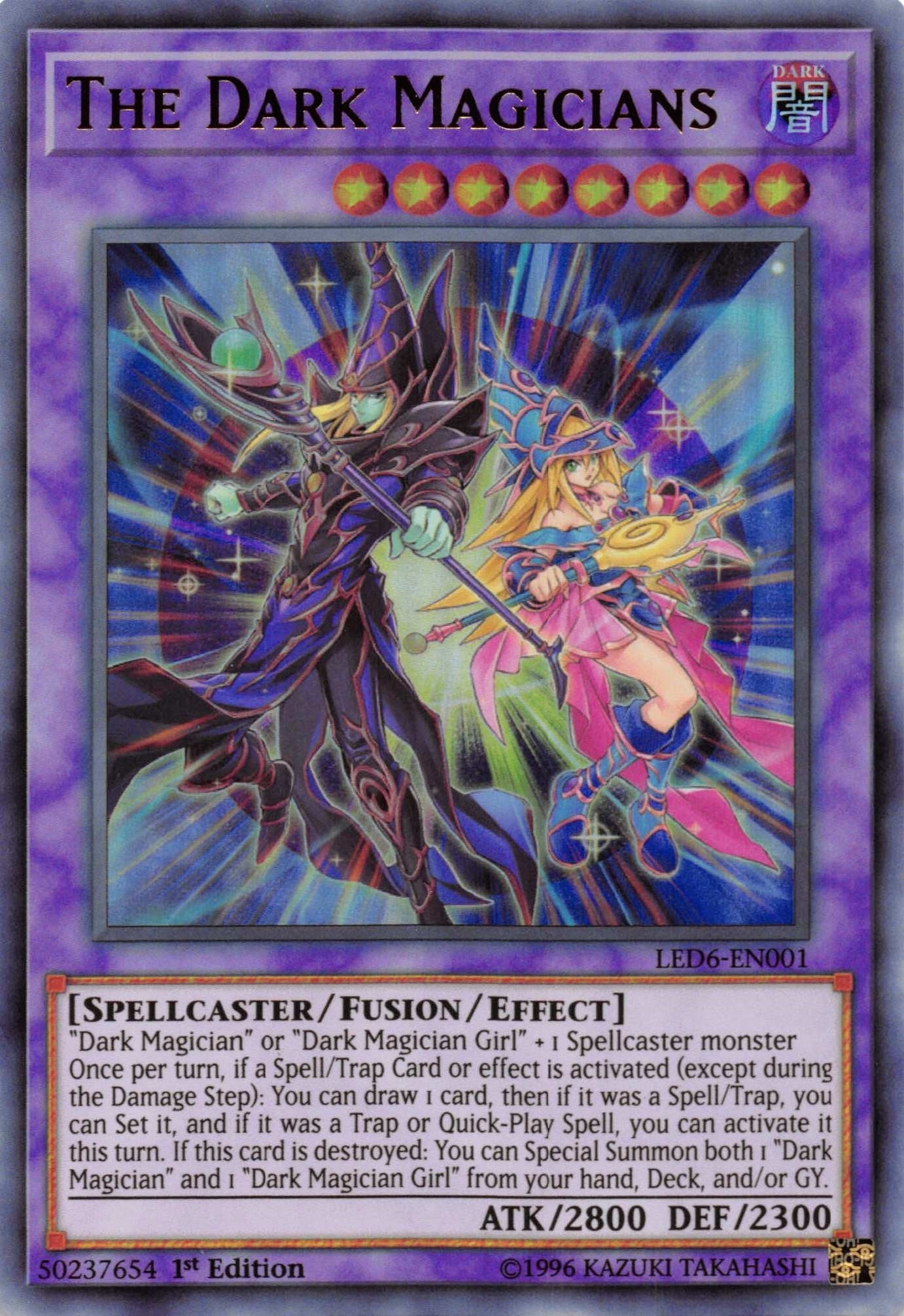 Image for The Dark Magicians (LED6-EN001) (LED6) - YuGiOh