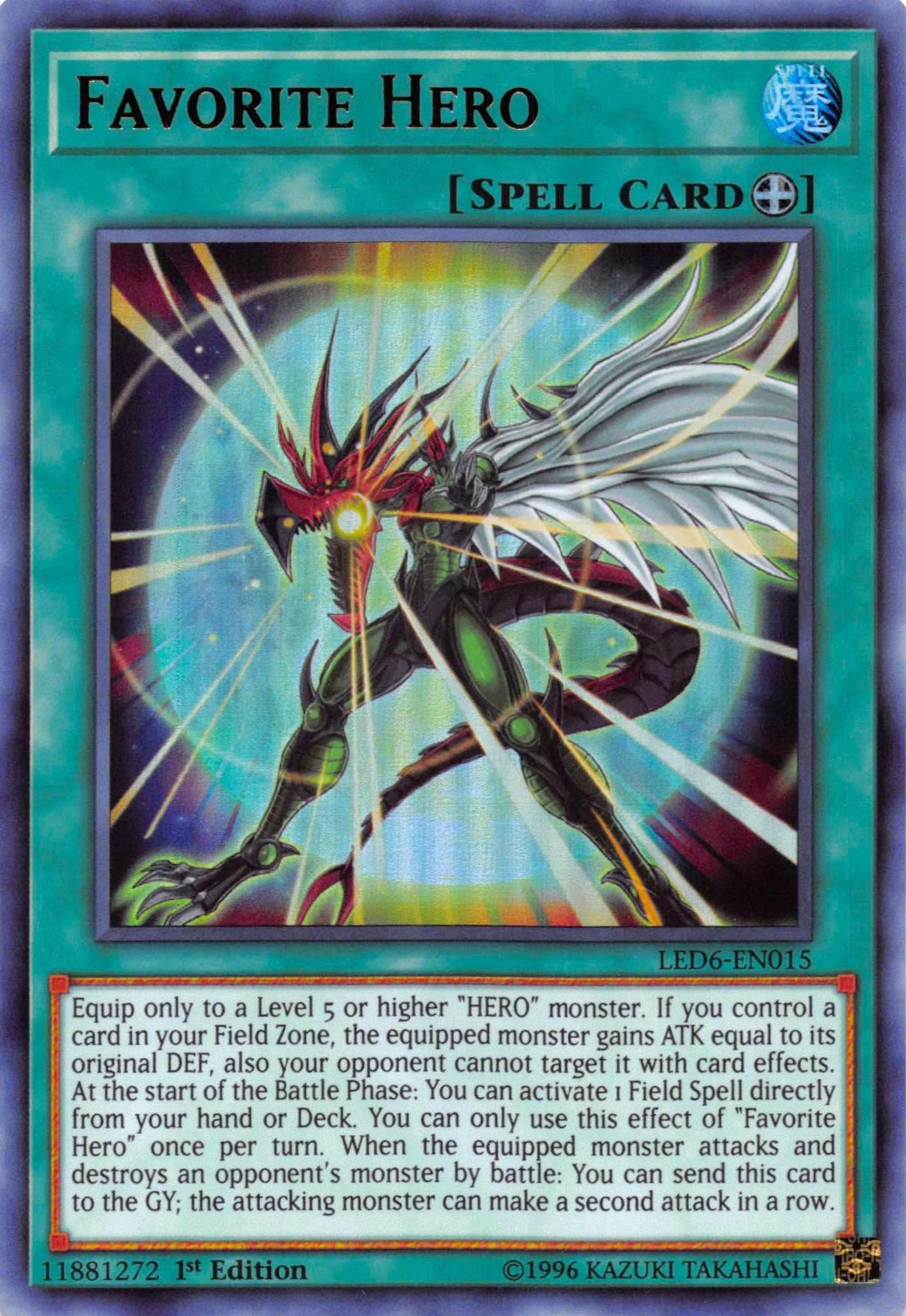 Image for Favorite Hero (LED6-EN015) (LED6) - YuGiOh