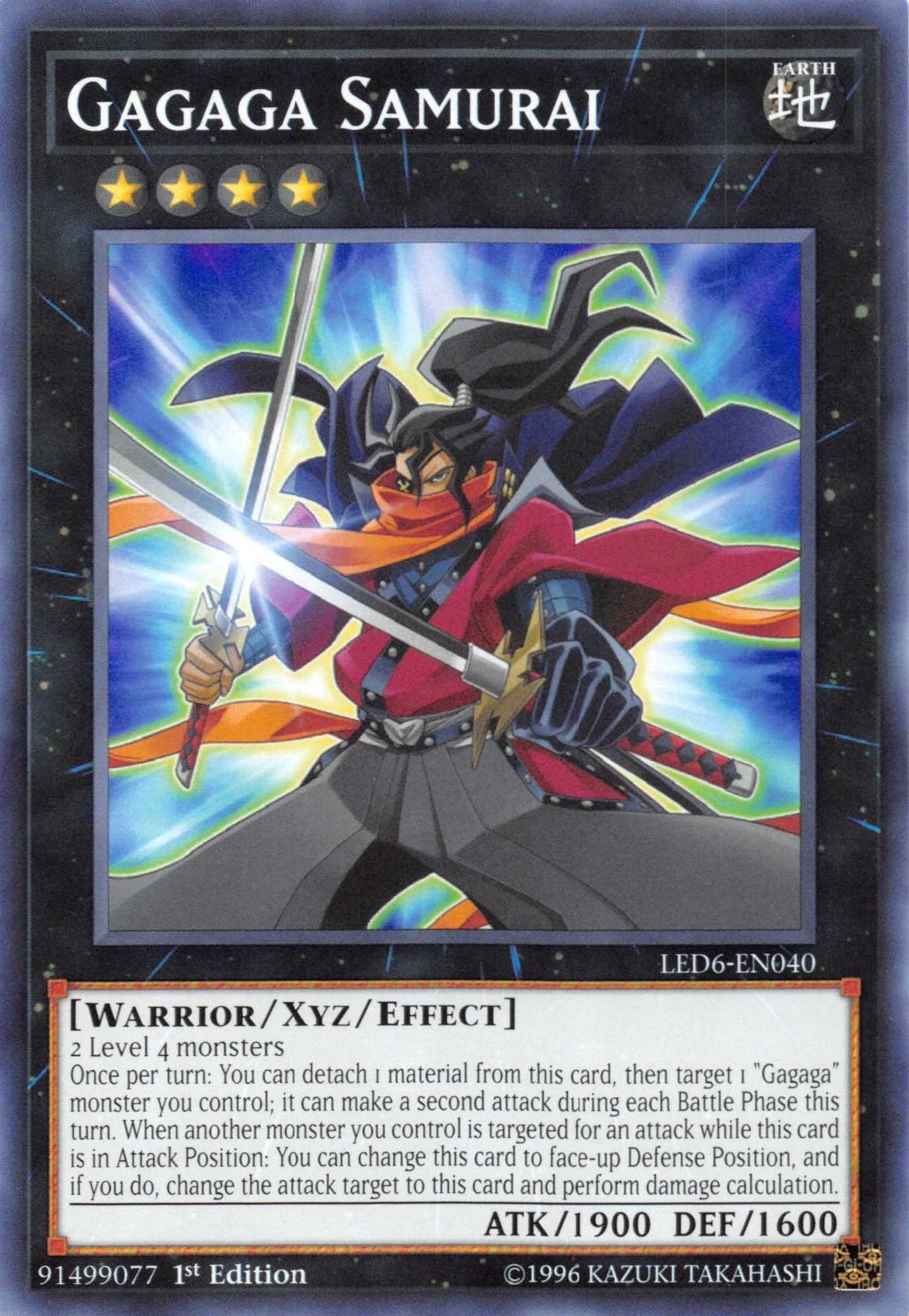 Image for Gagaga Samurai (LED6-EN040) (LED6) - YuGiOh