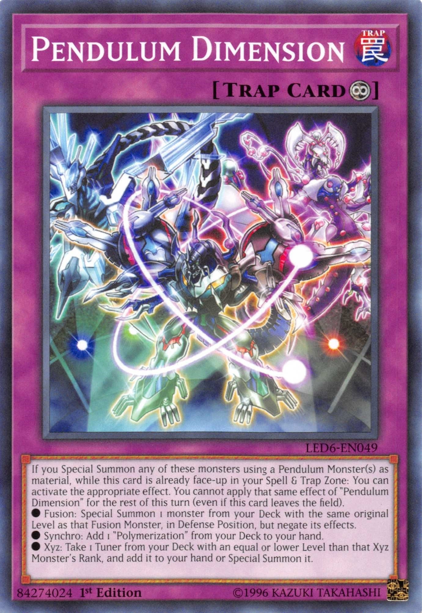Image for Pendulum Dimension (LED6-EN049) (LED6) - YuGiOh