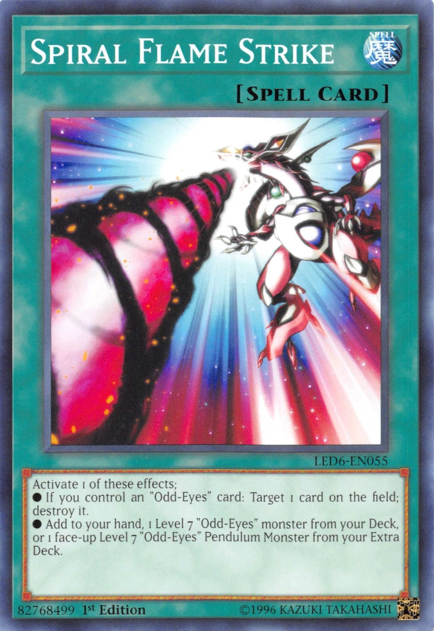 Image for Spiral Flame Strike (LED6-EN055) (LED6) - YuGiOh