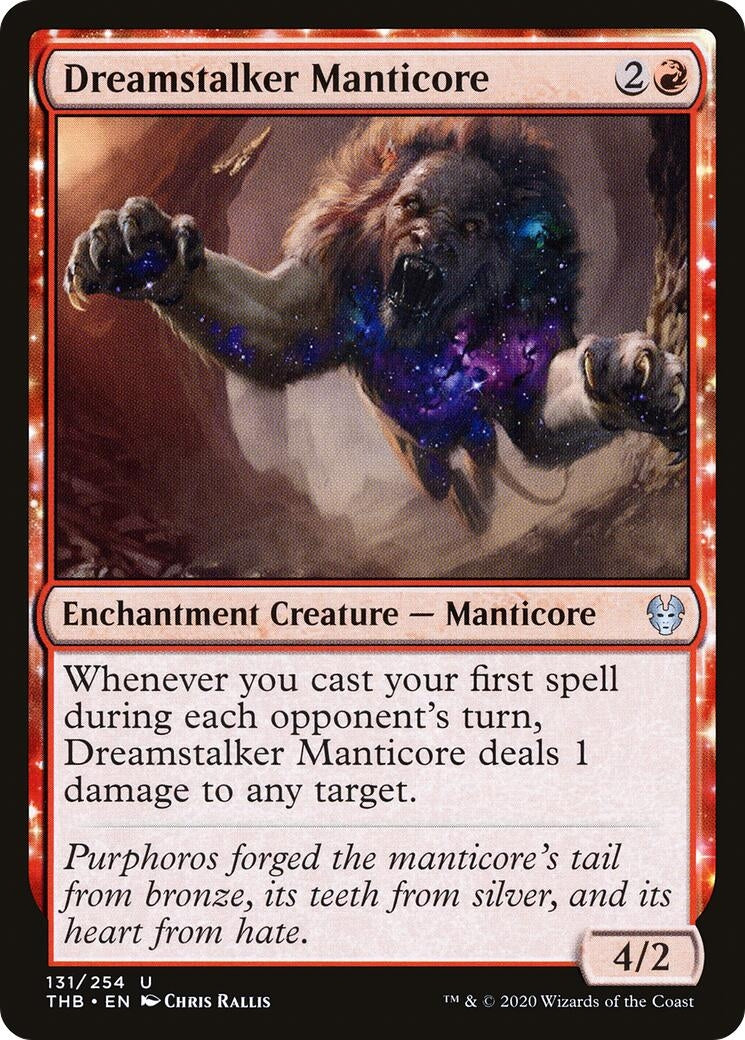 Image for Dreamstalker Manticore (131) (Theros Beyond Death) - Magic: The Gathering