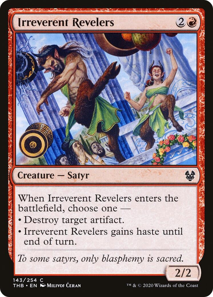 Image for Irreverent Revelers (143) (Theros Beyond Death) - Magic: The Gathering