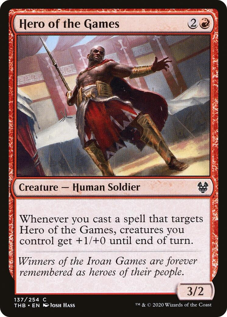 Image for Hero of the Games (137) (Theros Beyond Death) - Magic: The Gathering