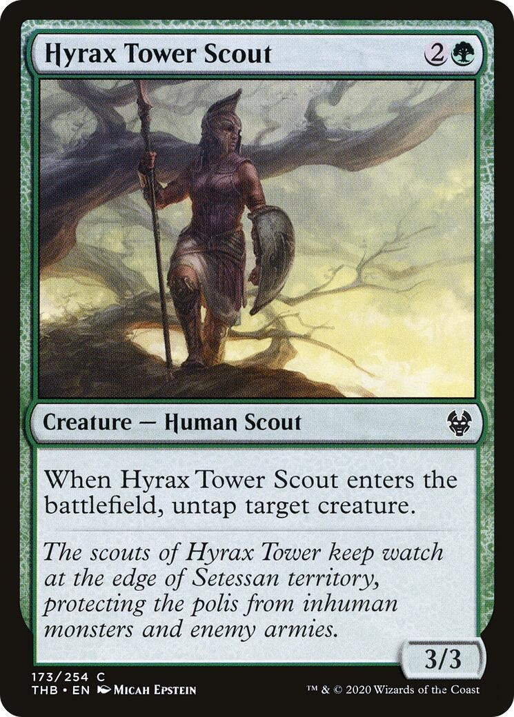 Image for Hyrax Tower Scout (173) (Theros Beyond Death) - Magic: The Gathering