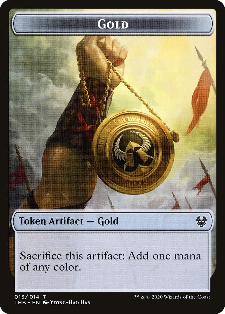 Image for Gold Token (13) (Theros Beyond Death) - Magic: The Gathering